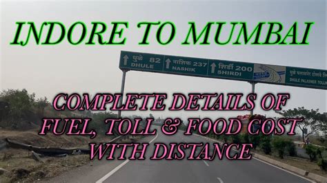 indore to mumbai by road