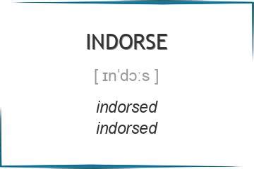 indorse