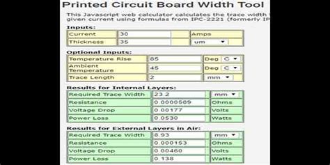 Inductance Calculator Pcb Trace