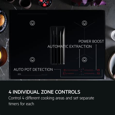 Induction Hob With Built In Recirculating Extractor