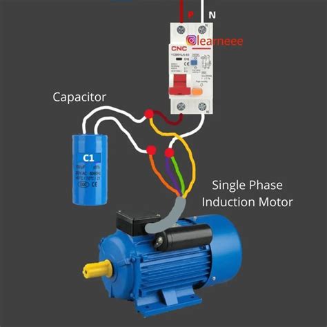 Induction Motor Wiring Single Phase