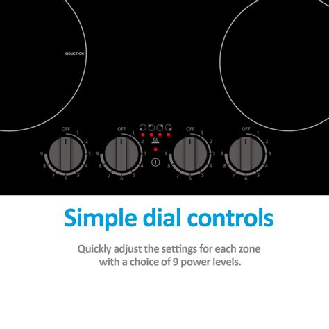 Induction Range With Knob Controls