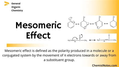 inductive and mesomeric effect examples