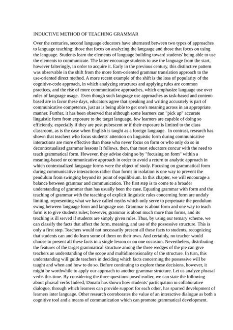 inductive method of teaching grammar with examples pdf