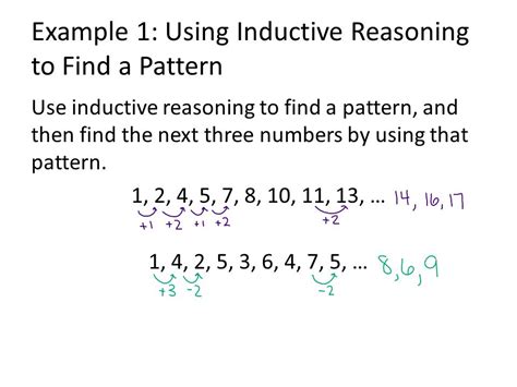inductive pattern example