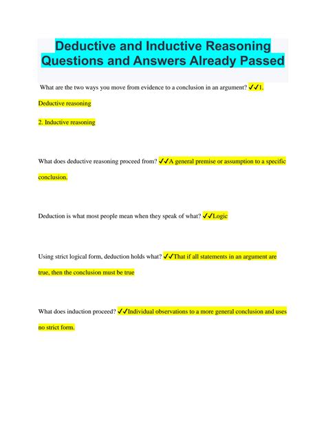 inductive reasoning questions with answers