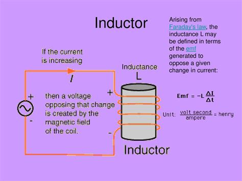Inductors Oppose A Change In Current Flow