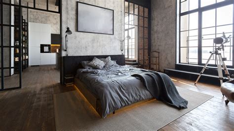 25+ Elegant Modern Industrial Bedroom Ideas with Cozy Vibe RecipeGood