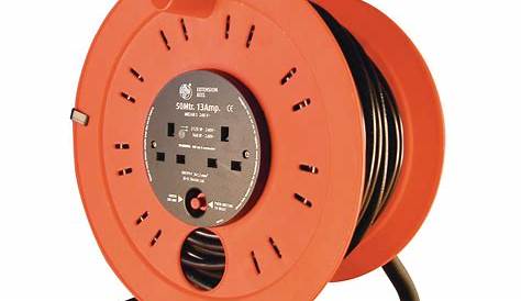 Industrial Extension Cable Reels 4 Outlets with FAST UK