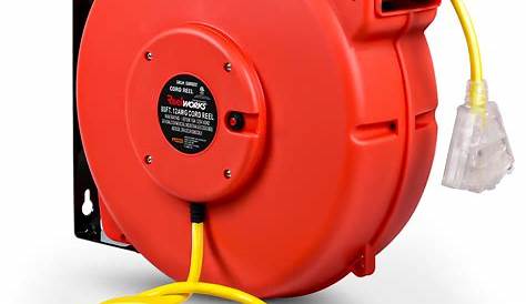 Industrial Extension Cord Reel Alert Stamping® 8645TFI Proreel™ Single Outlet