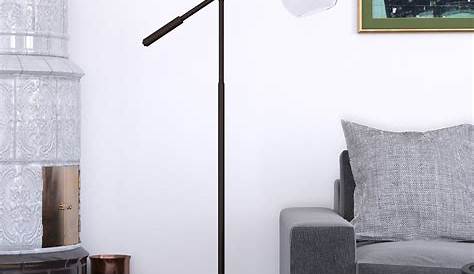 Floor Reading Lamp Fully Adjustable in a Nordic Style
