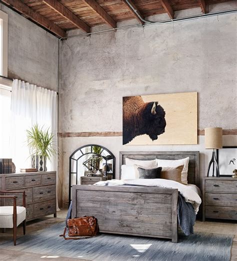 Bold industrial meets rustic bedroom decor digsdigs