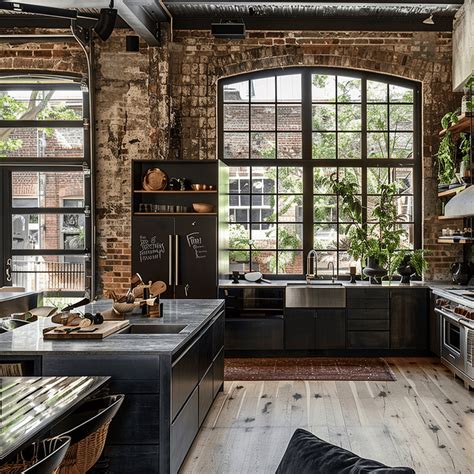 industrial chic kitchen