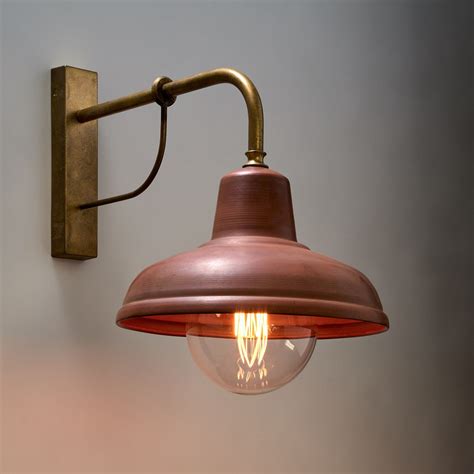 Industrial Copper Wall Lights