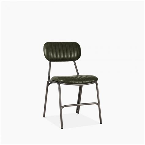 Industrial Dining Chair Code Green