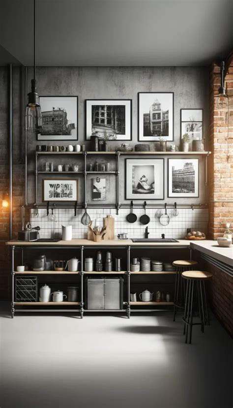 Industrial Kitchen Wall Decor