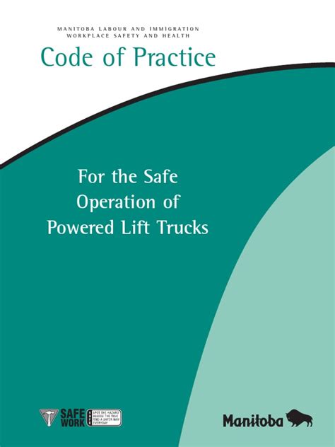 Industrial Lift Trucks Code Of Practice