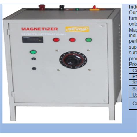 Industrial Magnetizer Machine