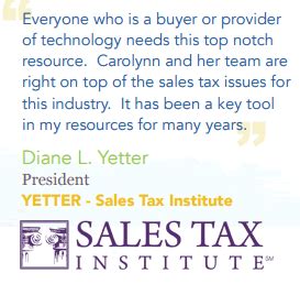 industry sales tax solutions