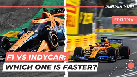 indycar vs formula 1 speed