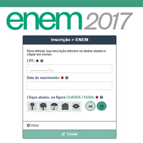 inep enem inscrição 2017