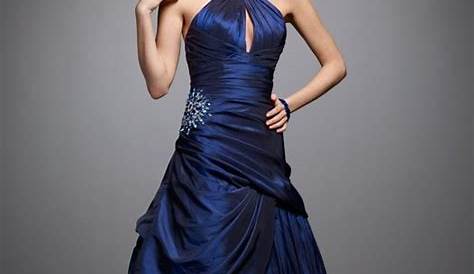 Inexpensive Navy Blue Formal Dress Prom Long Prom Cheap Prom Aline Prom