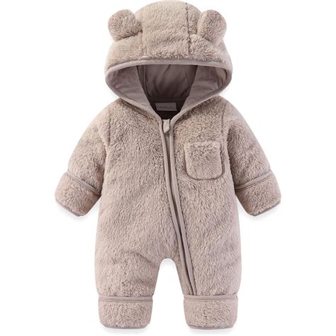 infant fleece snowsuit
