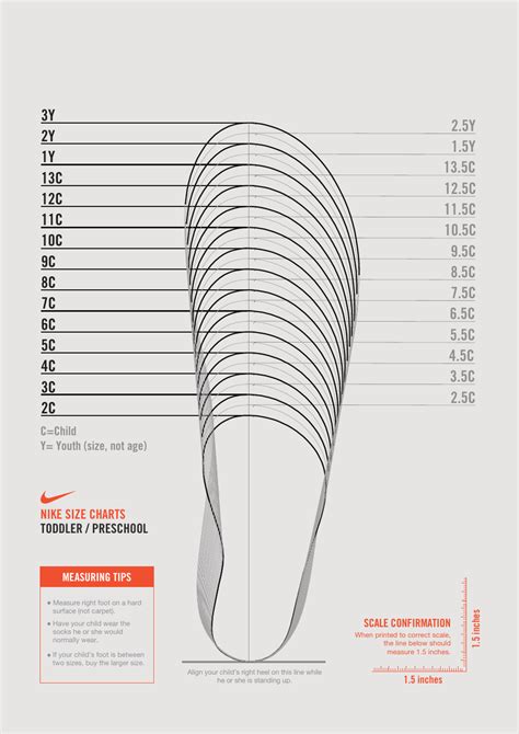 Infant Size Chart Nike