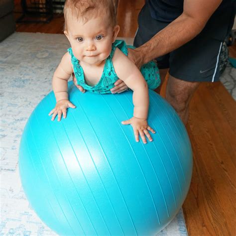 infant therapy ball exercises