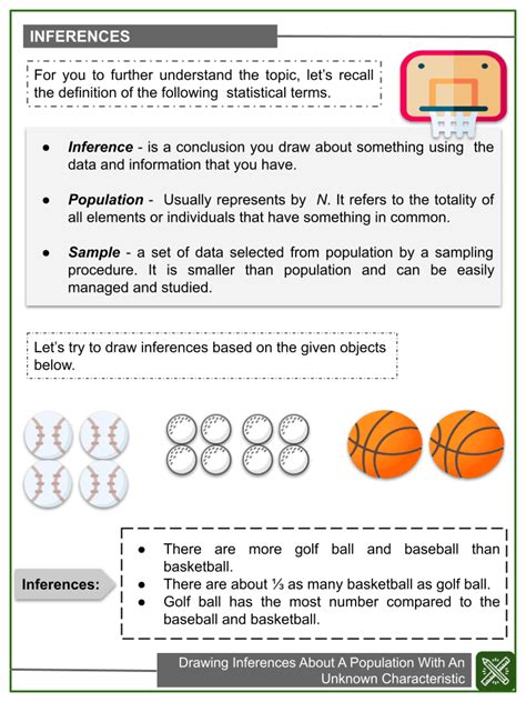 Inferences 7Th Grade Math Worksheet