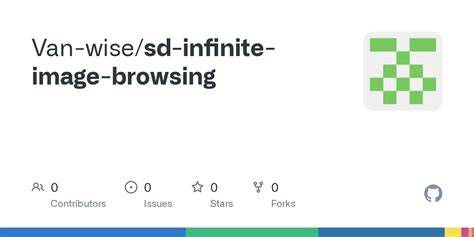 Infinite image gallery browsing platform interface