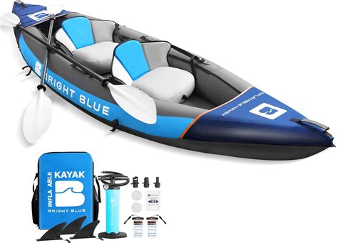 Kayak Inflable Azul 8.490,00 en Mercado Libre
