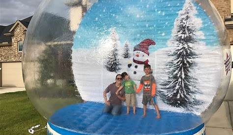 Inflatable Christmas Snow Globe For Sale Blow Up AM