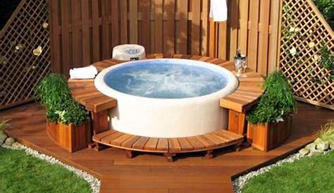 Inflatable Hot Tub Patio Ideas We Wanted A But Didn't Want To Spend Thousands In The End I