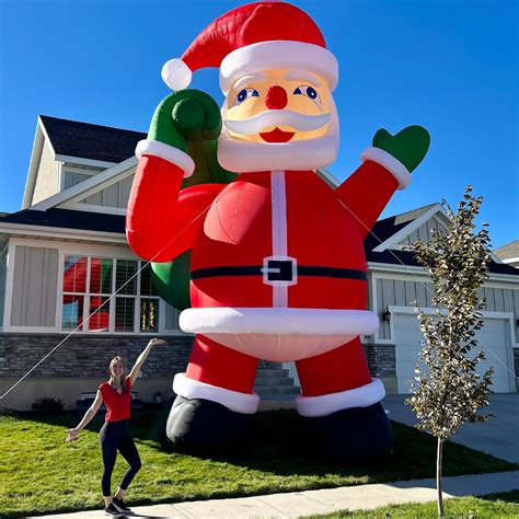 Inflatable Christmas Decorations Wind