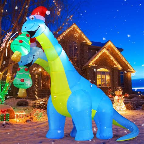 Inflatable Christmas Dinosaur Amazon