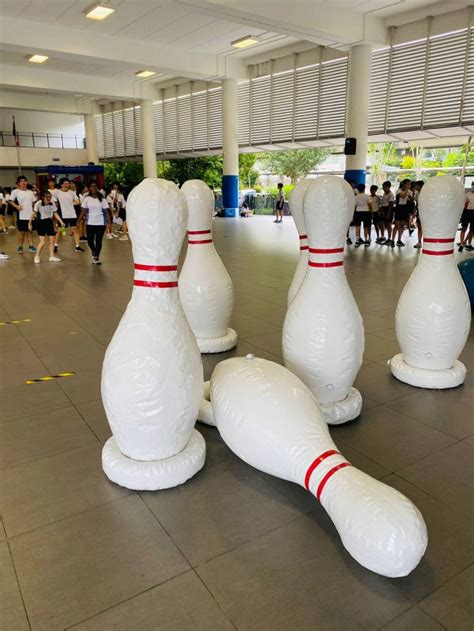 Inflatable Human Bowling Ball Game