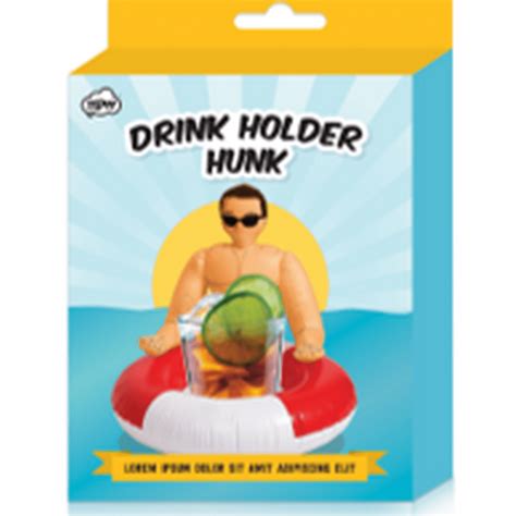 Inflatable Hunk Drink Holder