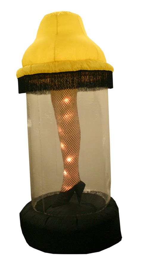 wasabed.com:inflatable leg lamp lawn