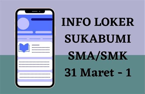 Info Lowongan Kerja Di Sukabumi Tahun 2023 Untuk Lulusan Sma