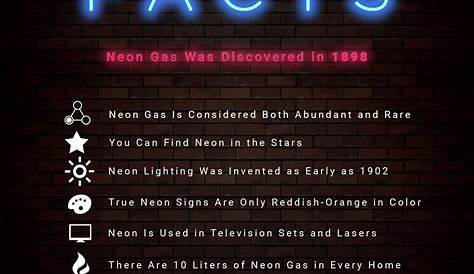 Information On Neon Element Chemistry Projects School Science Projects Science
