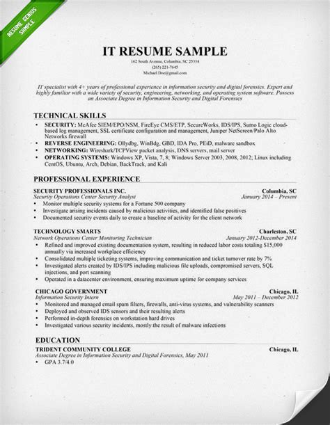 Director Of Information Technology Resume Samples QwikResume
