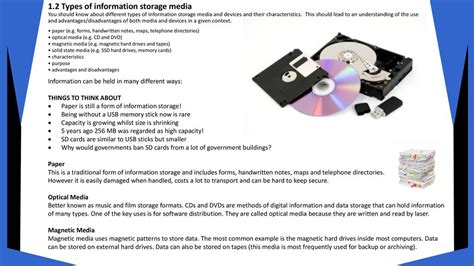 Information About Storage Media