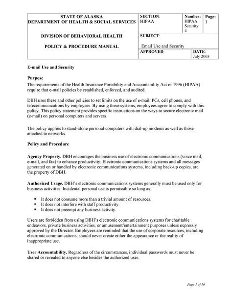 Information Security Documentation Template