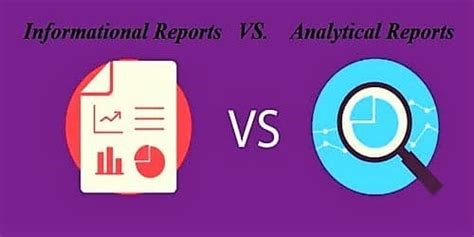 informational reports vs analytical reports