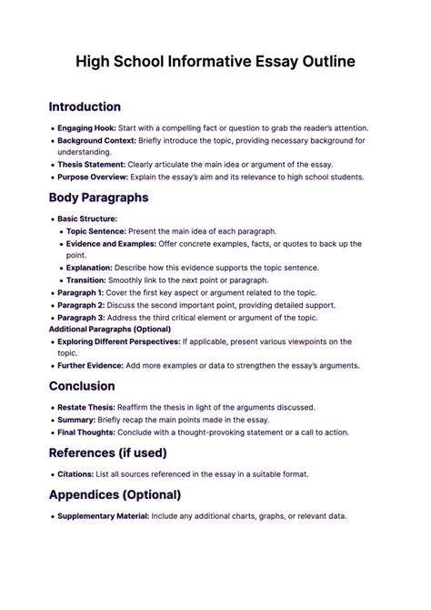 43 Informative Speech Outline Templates & Examples