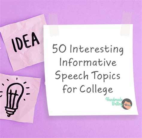 informative topics for presentation in college