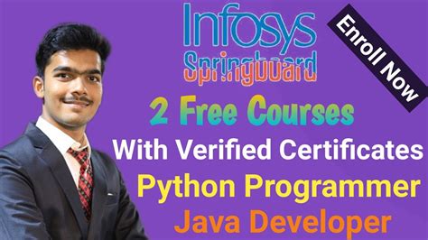 infosys certified java programmer