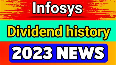 infosys final dividend record date 2023