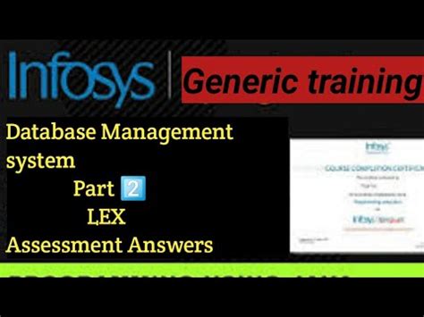 infosys lex assessment answers